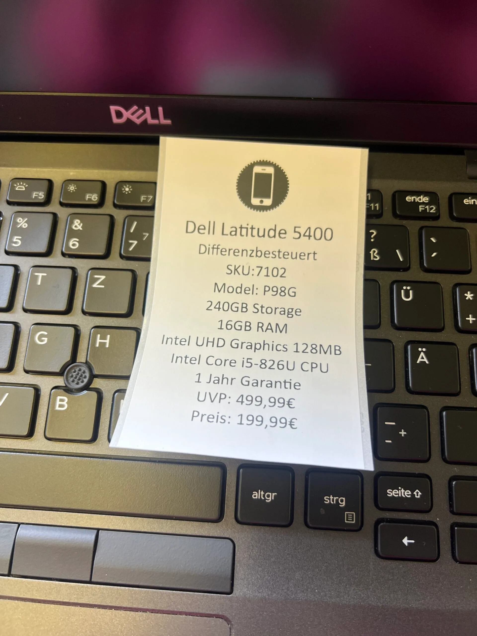 Dell Latitude 5400 1 Dell Latitude 5400