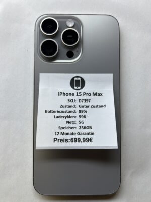 iPhone 15 Pro Max