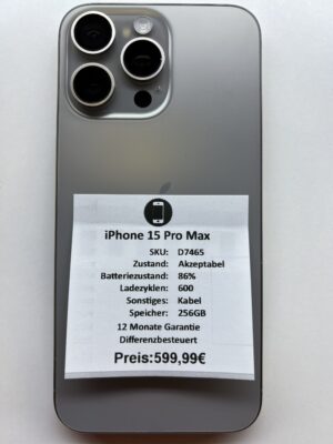 iPhone 15 Pro Max
