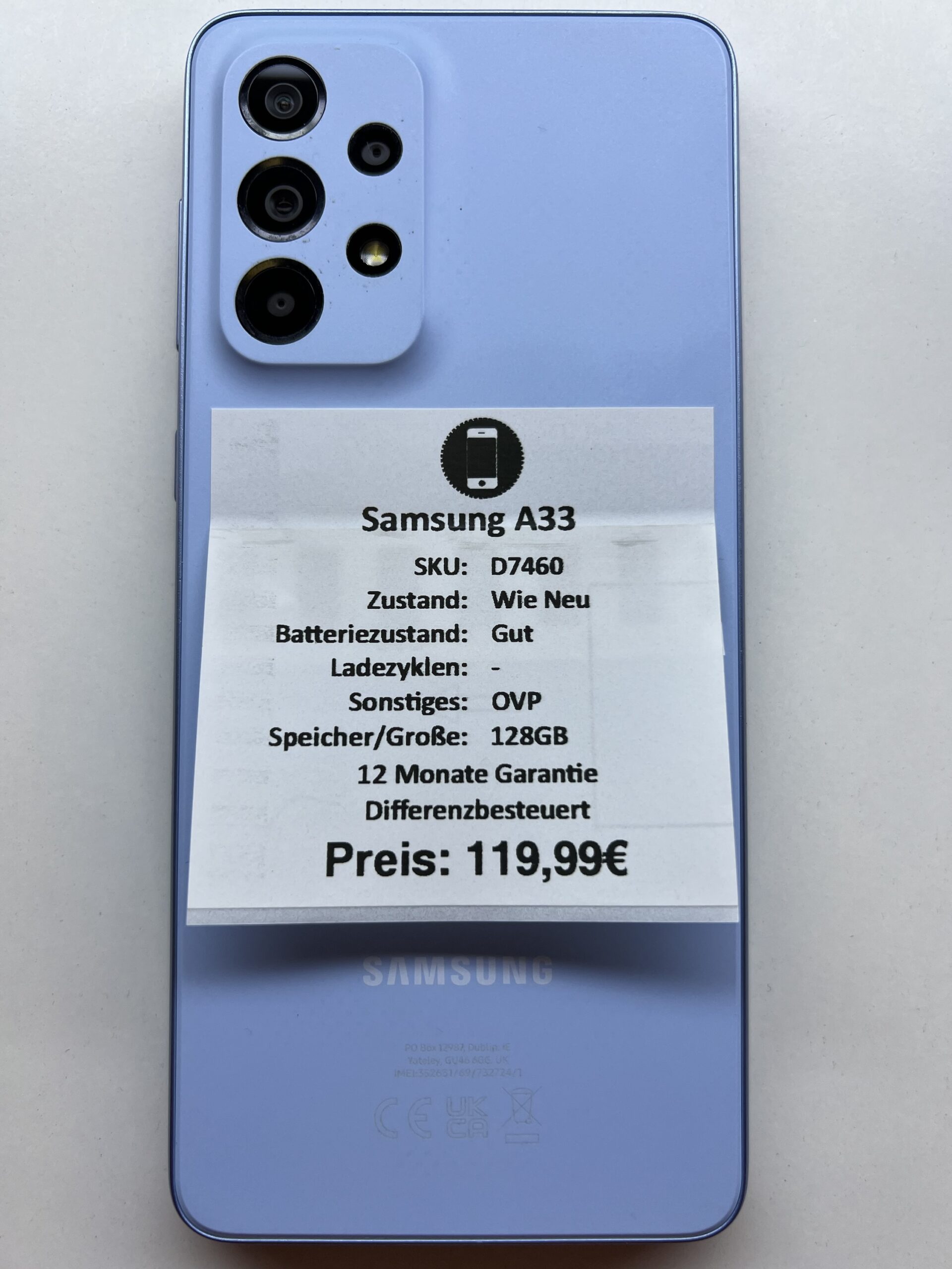 Samsung Galaxy A33 1 Samsung Galaxy A33