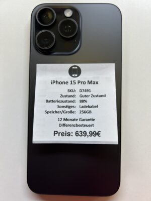 iPhone 15 Pro Max