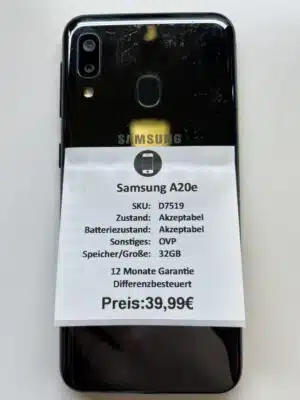 Samsung A20e