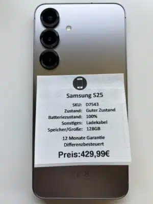 1. Handy Ankauf, Reparatur & Shop – FlashRepair – Meisterhaft 7 Samsung S25