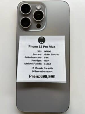 iPhone 15 Pro Max