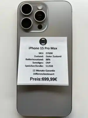 iPhone 15 Pro Max