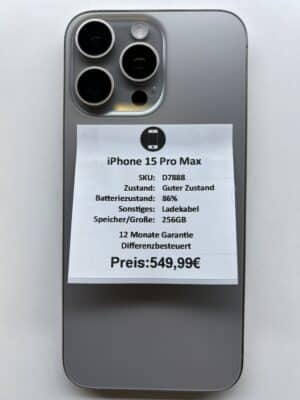 iPhone 15 Pro Max